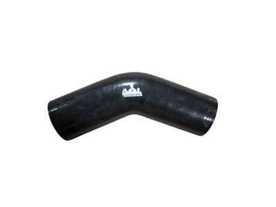 Auto Mafia Racing 45 Degree Silicone Coupler Long Leg; 2.50-Inch; Black (Universal; Some Adaptation May Be Required)
