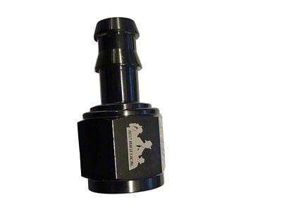 Auto Mafia Racing Push Lock Barb Straight Fitting; -10AN x 1/2-Inch