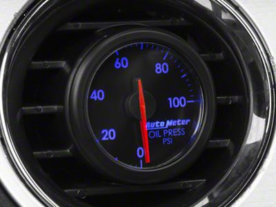 Auto Meter AirDrive Series 2-1/16-Inch Oil Pressure Gauge; 100-300 Fahrenheit (Universal; Some Adaptation May Be Required)