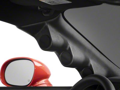 Auto Meter Full A-Pillar Triple Gauge Pod Mount; 2-1/16 Inch (08-14 Challenger)
