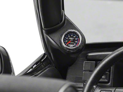 Auto Meter A-Pillar Gauge Pod; Single 2-5/8 Inch (79-93 Mustang)