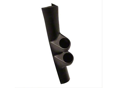 Auto Meter Full A-Pillar Dual Gauge Pod Mount; 2-1/16 Inch (10-15 Camaro Coupe)