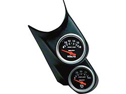 Auto Meter A-Pillar Dual Gauge Pod Mount; 2-1/16 Inch (93-02 Camaro Coupe)