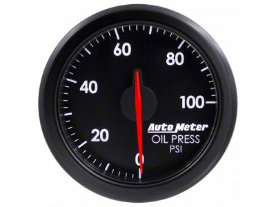 Auto Meter AirDrive Series 2-1/16-Inch Oil Pressure Gauge; 100-300 Fahrenheit (Universal; Some Adaptation May Be Required)