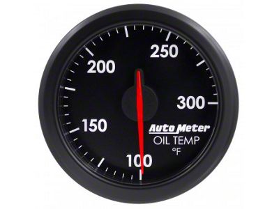 Auto Meter AirDrive Series 2-1/16-Inch Oil Temperature Gauge; 100-300 Fahrenheit (Universal; Some Adaptation May Be Required)