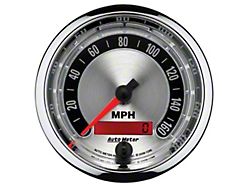 Auto Meter American Muscle 0-160 MPH Speedometer Gauge; Electrical (Universal; Some Adaptation May Be Required)