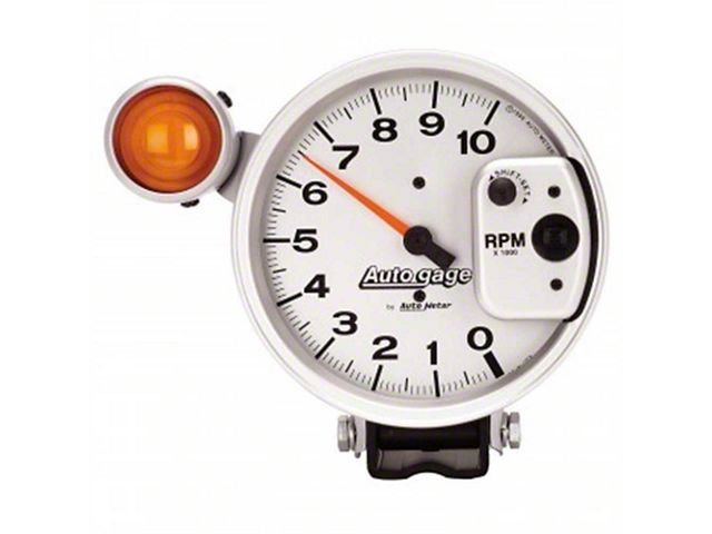 Auto Meter Auto Gage 5-Inch Pedestal Tachometer; Electrical (Universal; Some Adaptation May Be Required)