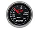 Auto Meter Boost/Vacuum Gauge with Chevy Red Bowtie Logo; Digital Stepper Motor (Universal; Some Adaptation May Be Required)