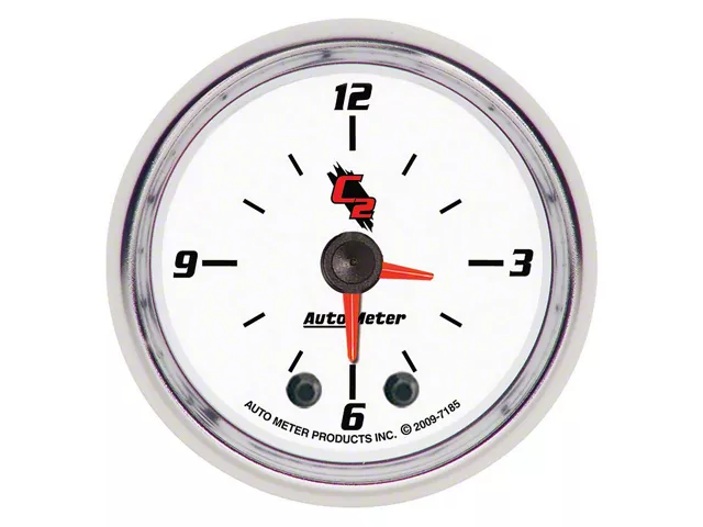 Auto Meter Camaro C2 Series 2-1/16-Inch 12-Hour Clock 7185 (Universal ...