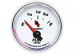Auto Meter C2 Series 2-1/16-Inch Fuel Level Gauge; 0 ohm Empty to 90 ohm Full (Universal; Some Adaptation May Be Required)