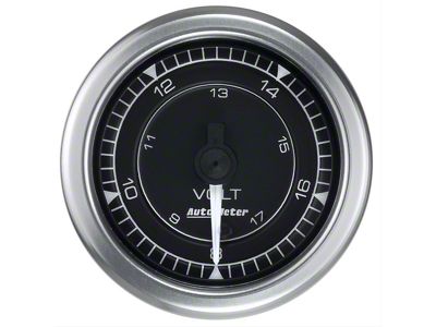 Auto Meter Chrono Voltmeter Gauge; Digital Stepper Motor (Universal; Some Adaptation May Be Required)