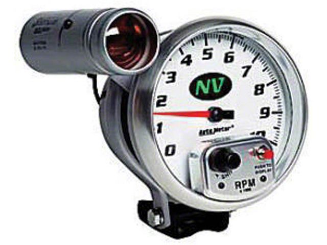 Auto Meter NV 5-Inch Pedestal Tachometer; Electrial (Universal; Some Adaptation May Be Required)