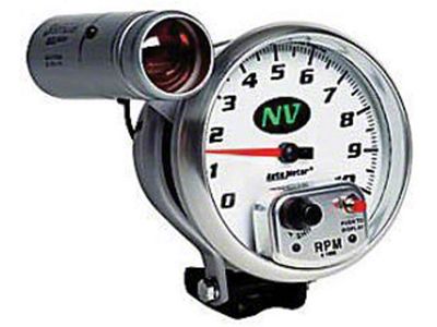 Auto Meter NV 5-Inch Pedestal Tachometer; Electrial (Universal; Some Adaptation May Be Required)