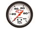 Auto Meter Oil Pressure Gauge with Chevy Red Bowtie Logo; Mechanical (Universal; Some Adaptation May Be Required)