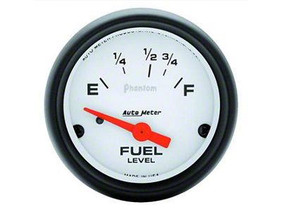 Auto Meter Phantom Series 2-1/16-Inch Oil Pressure Gauge; 0-100 PSI (Universal; Some Adaptation May Be Required)