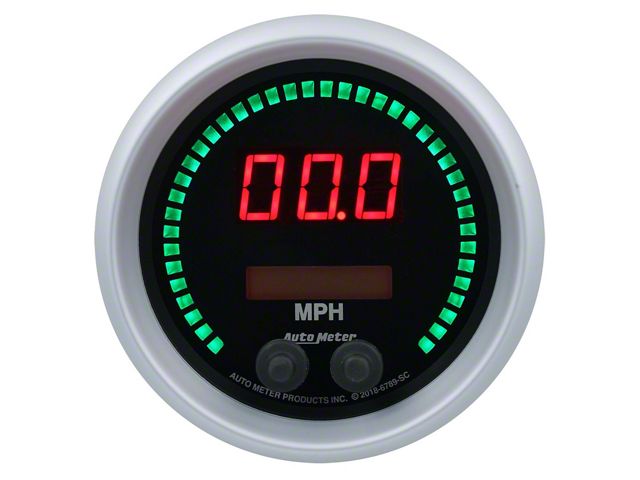 Auto Meter Sport-Comp Elite Speedometer Gauge; Digital (Universal; Some Adaptation May Be Required)