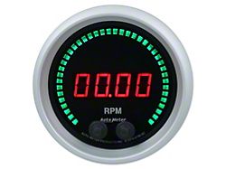 Auto Meter Sport-Comp In-Dash Tachometer; Digital (Universal; Some Adaptation May Be Required)