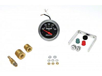 Auto Meter Traditional Chrome Series 2-1/16-Inch Water Temperature Gauge; 100-250 Fahrenheit (Universal; Some Adaptation May Be Required)