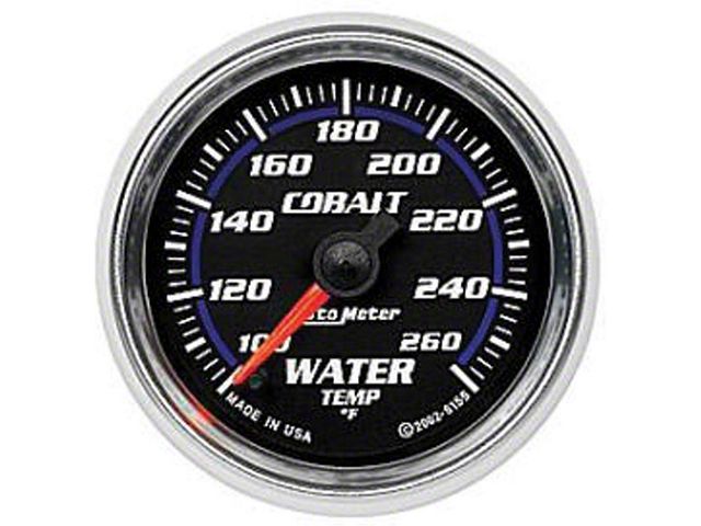 Auto Meter Traditional Chrome Water Temperature Gauge; Mechanical (Universal; Some Adaptation May Be Required)