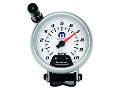 Auto Meter 3-3/4-Inch Pedestal Tachometer with Shift Light and MOPAR Logo; Electrical (Universal; Some Adaptation May Be Required)