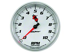 Auto Meter C2 Series 5-Inch In-Dash Tachometer; 0-10000 RPM (Universal; Some Adaptation May Be Required)