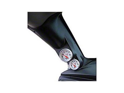 Auto Meter Full A-Pillar Dual Gauge Pod Mount; 2-1/16 Inch (06-08 Charger)