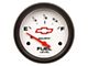 Auto Meter Fuel Level Gauge with Chevy Red Bowtie Logo; 0 ohm Empty to 90 ohm Full; Electrical (Universal; Some Adaptation May Be Required)