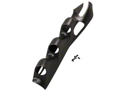 Auto Meter Full A-Pillar Triple Gauge Pod Mount; 2-1/16 Inch (05-13 Corvette C6)