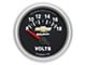 Auto Meter Voltmeter Gauge with Chevy Gold Bowtie Logo; Electrical (Universal; Some Adaptation May Be Required)