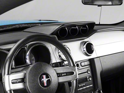 Auto Meter Dash Top Triple Gauge Pod Mount; 2-1/16 Inch (05-09 Mustang)