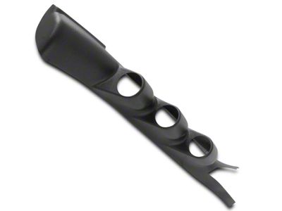 Auto Meter Full A-Pillar Triple Gauge Pod Mount; 2-1/16 Inch (05-09 Mustang Convertible)