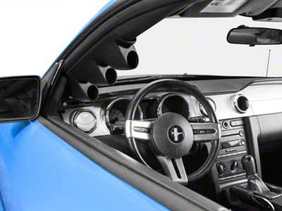 Auto Meter Full A-Pillar Triple Gauge Pod Mount; 2-1/16 Inch (05-09 Mustang Coupe)