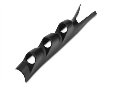 Auto Meter Full A-Pillar Triple Gauge Pod Mount; 2-1/16 Inch (10-14 Mustang Coupe)