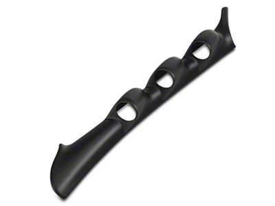 Auto Meter Full A-Pillar Triple Gauge Pod Mount; 2-1/16 Inch (94-04 Mustang Coupe)