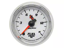 Auto Meter C2 Series 2-1/16-Inch Fuel Pressure Gauge; 0-15 PSI; Digital Stepper Motor (Universal; Some Adaptation May Be Required)