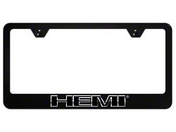 Autogold HEMI License Plate Frame; Chrome (Universal; Some Adaptation May Be Required)