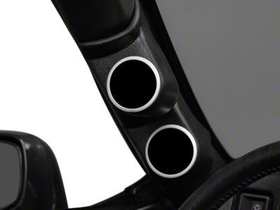 Auto Meter A-Pillar Dual Gauge Pod Mount; 2-1/16 Inch (79-93 Mustang)