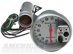 Auto Meter Ultra-Lite Series 5-Inch Pedestal Tachometer with Shift Light; 0-10000 RPM (Universal; Some Adaptation May Be Required)