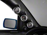 Auto Meter Full A-Pillar Triple Gauge Pod Mount; 2-1/16 Inch (10-14 Mustang Coupe)