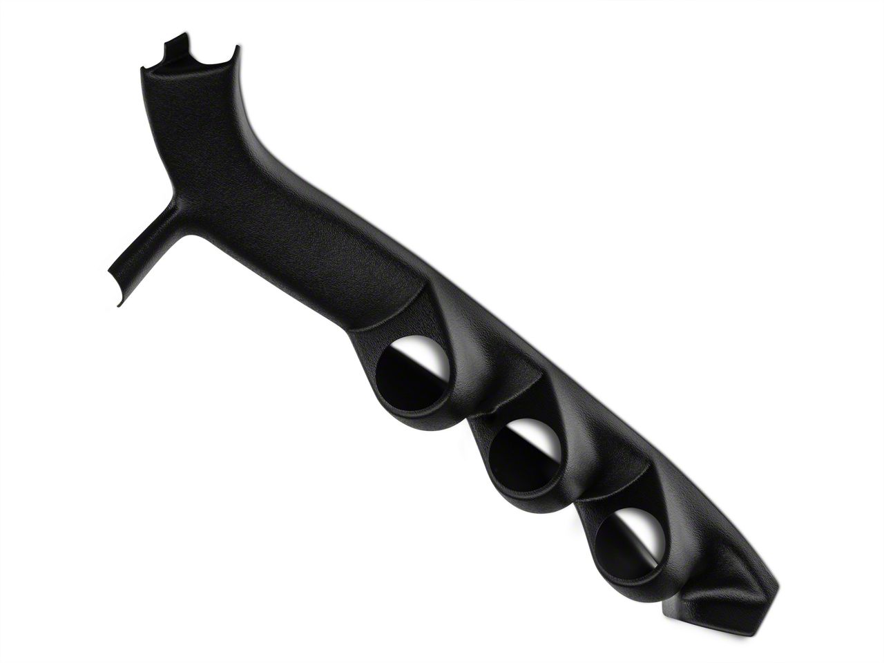 Universal Triple 52mm A-Pillar Gauge Pod Holder – Black Carbon Fiber Style