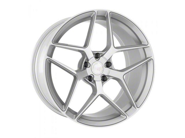 Avant Garde M650 Silver Machined Wheel; Rear Only; 20x11 (05-09 Mustang)