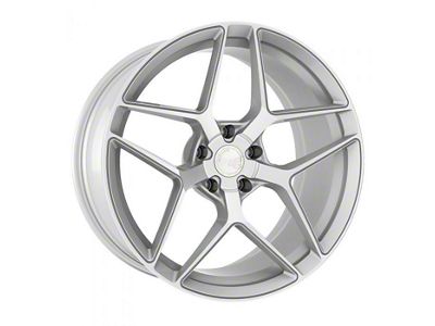 Avant Garde M650 Silver Machined Wheel; 20x10; 30mm Offset (24-25 Mustang)