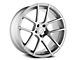 Avant Garde M510 Satin Silver Wheel; Rear Only; 19x9.5 (15-23 Mustang GT, EcoBoost, V6)