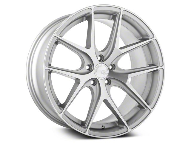 Avant Garde M580 Satin Silver Wheel; Rear Only; 20x10 (15-23 Mustang GT, EcoBoost, V6)