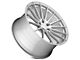 Avant Garde M615 Silver Machined Wheel; Rear Only; 20x10 (15-23 Mustang GT, EcoBoost, V6)