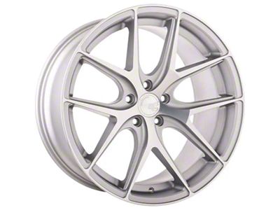 Avant Garde M580 Satin Silver Wheel; Rear Only; 20x10 (10-14 Mustang)