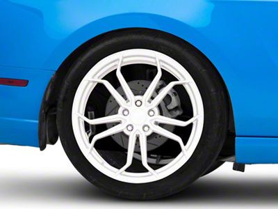 Avant Garde M632 Silver Machined Wheel; Rear Only; 20x11; 52mm Offset (10-14 Mustang)
