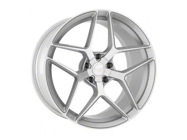 Avant Garde M650 Silver Machined Wheel; Rear Only; 20x11 (15-23 Mustang, Excluding GT500)