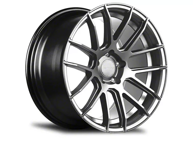 Avid.1 Wheels SL-01 Hyper Black Wheel; 18x9.5 (05-09 Mustang GT, V6)