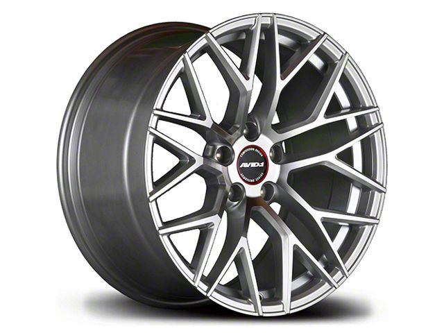 Avid.1 Wheels SL-03 Silver Machined Wheel; Rear Only; 20x10 (05-09 Mustang)